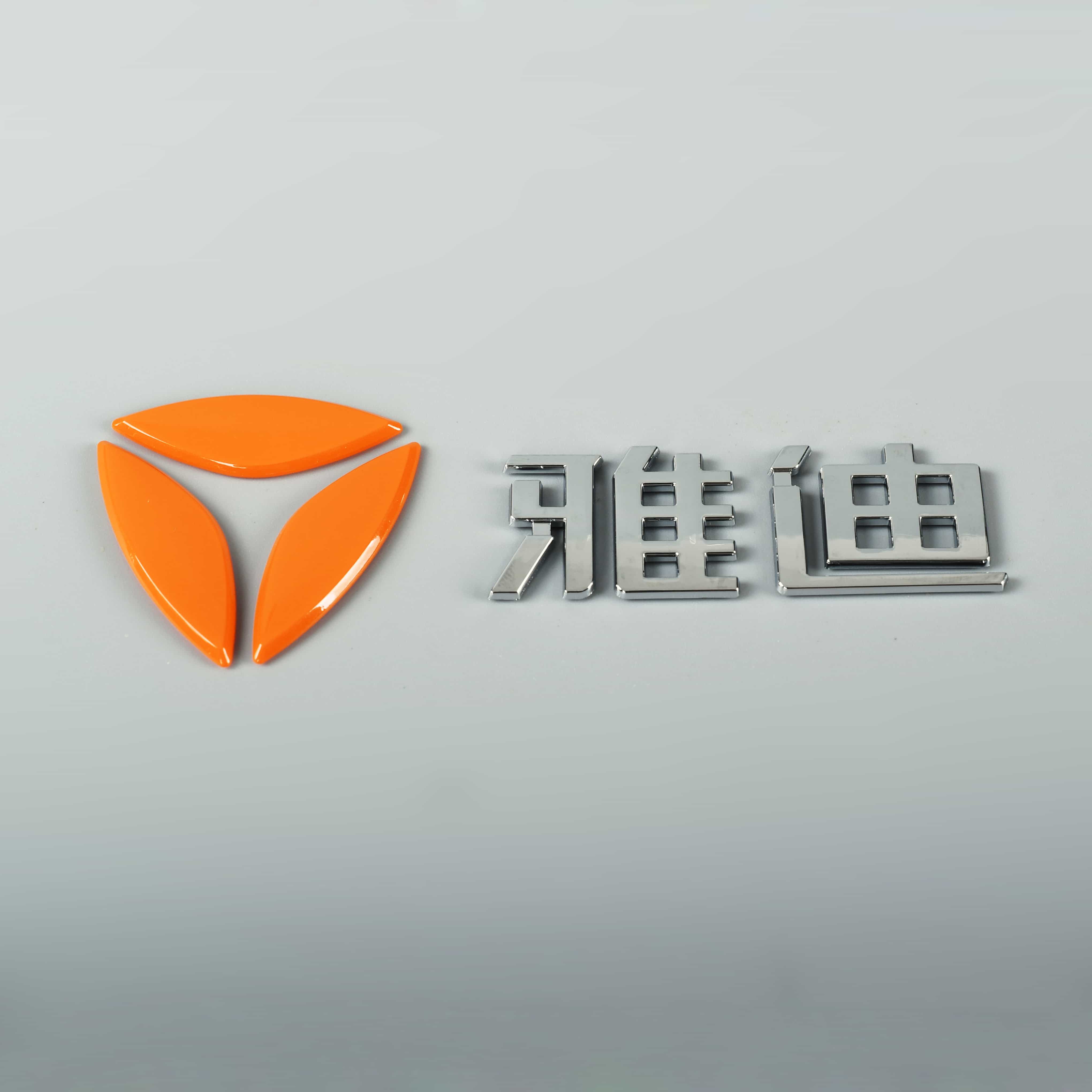 3D ป้ายสติกเกอร์รถจักรยานยนต์พลาสติก Chrome โลโก้ ABS Badge