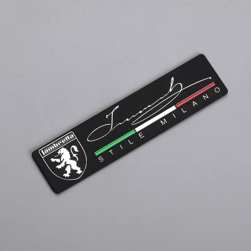OEM สติกเกอร์โลหะ Chrome Emblem โลโก้ป้ายป้าย