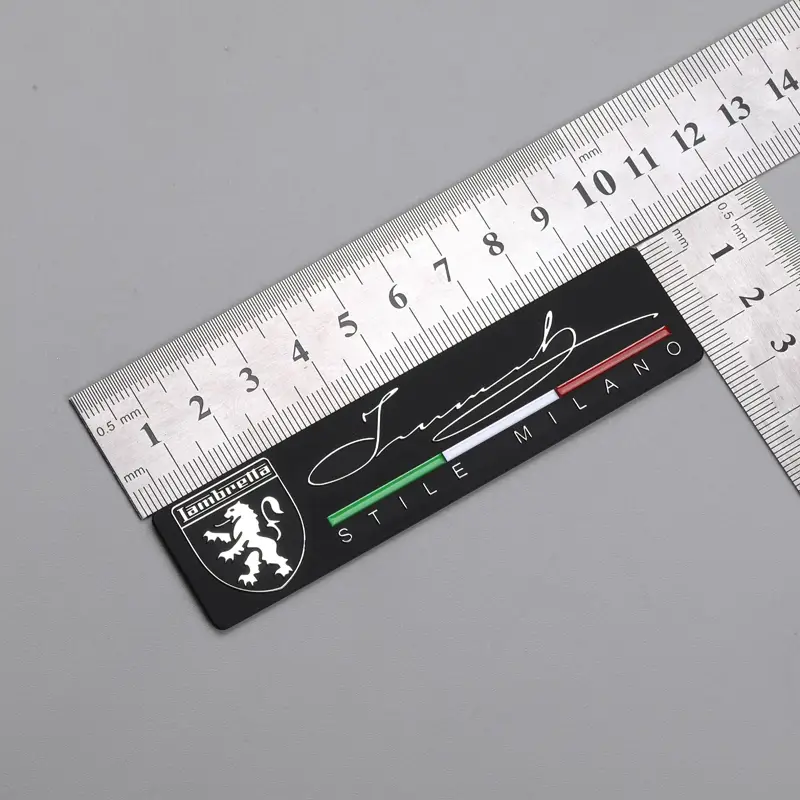 OEM สติกเกอร์โลหะ Chrome Emblem โลโก้ป้ายป้าย