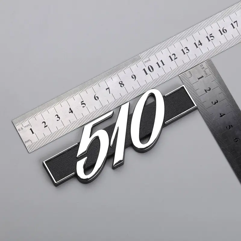 ABS Chrome Emblem 3D รถโลโก้ป้ายป้าย