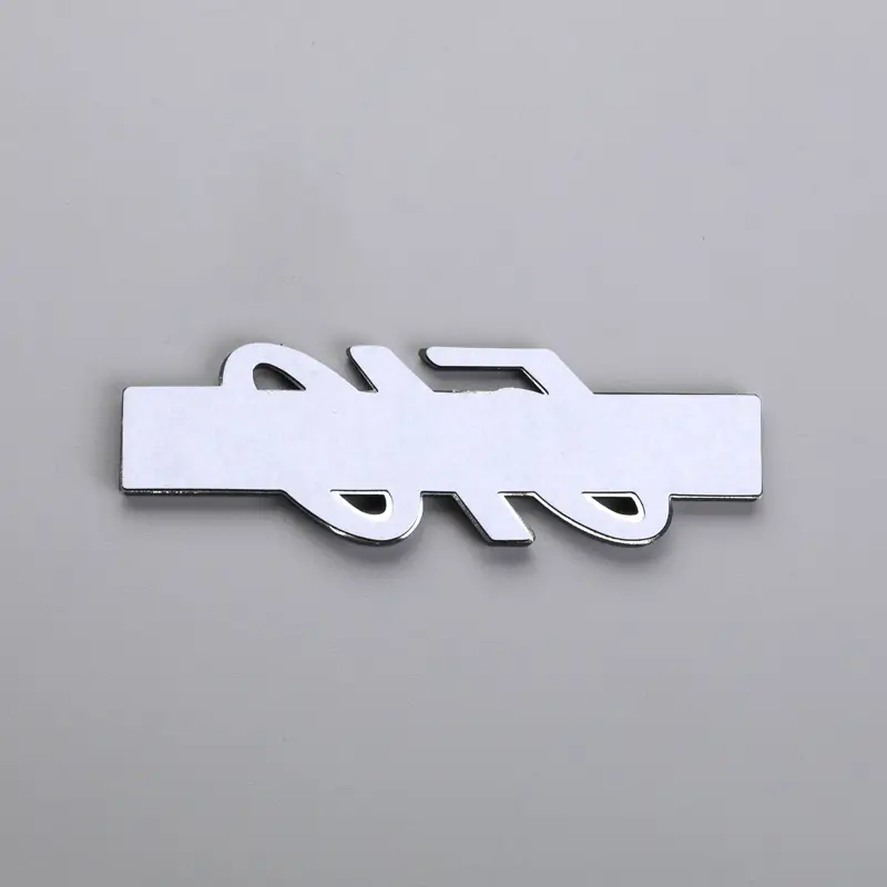 ABS Chrome Emblem 3D รถโลโก้ป้ายป้าย