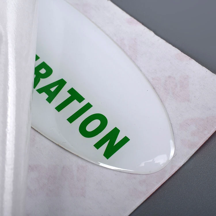 โลโก้ 3D Clear Resin Epoxy Sticker