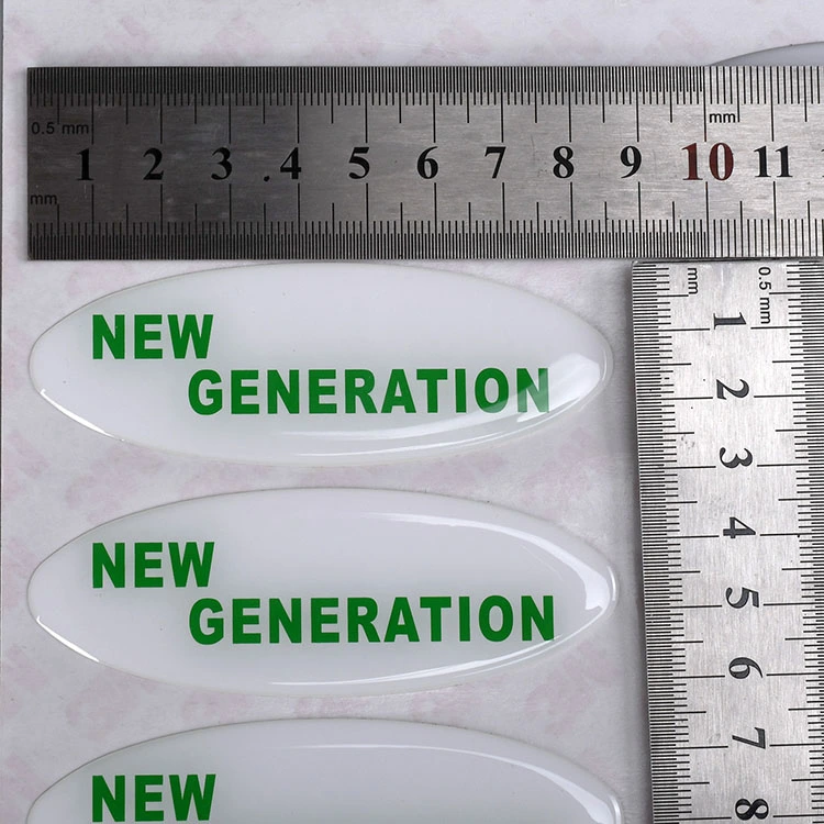 โลโก้ 3D Clear Resin Epoxy Sticker