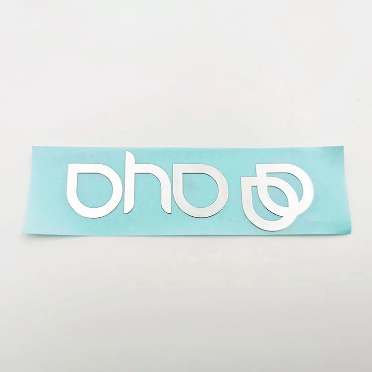 โลโก้ฉลากสติ๊กเกอร์โลหะนิกเกิล