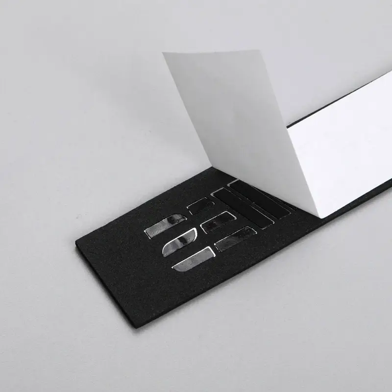 ABS 3D chrome โลโก้พลาสติกหม้อไอน้ำสัญลักษณ์ Self กาวสติกเกอร์