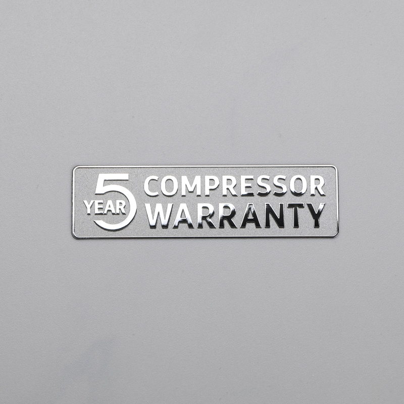 โลโก้โครเมียมไฟฟ้าโลหะ Electroplating Label พร้อมพื้นหลังพื้นผิว