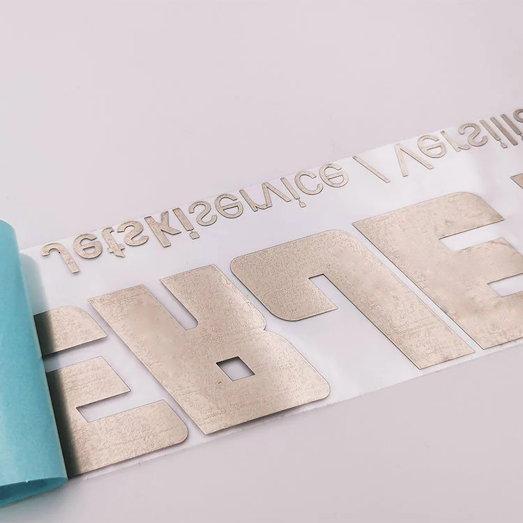 สติ๊กเกอร์ฉลากโลโก้ Nickel Metal
