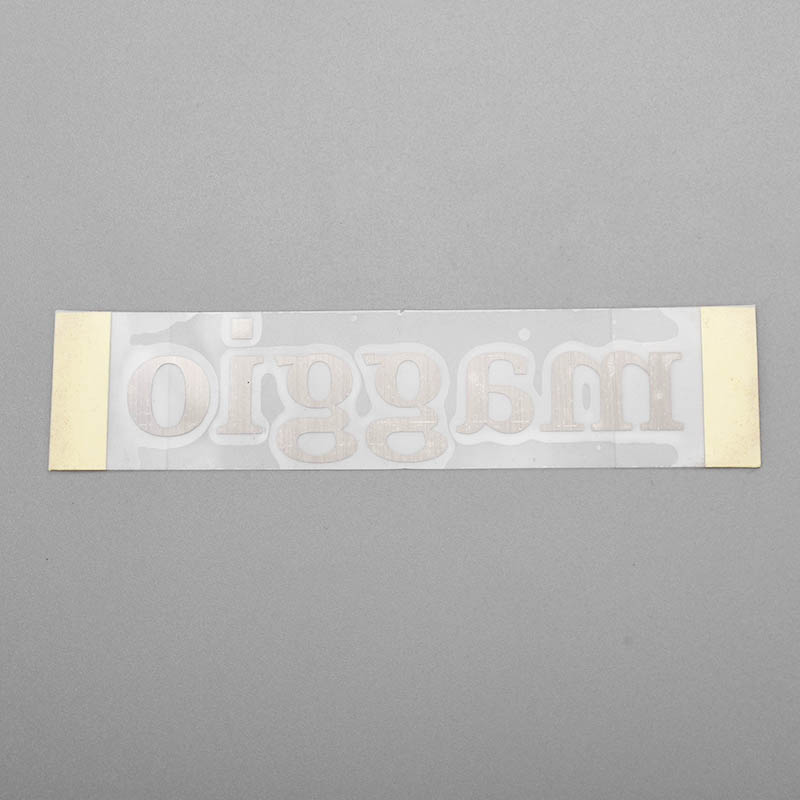 ป้ายโลโก้สติ๊กเกอร์นิกเกิล
