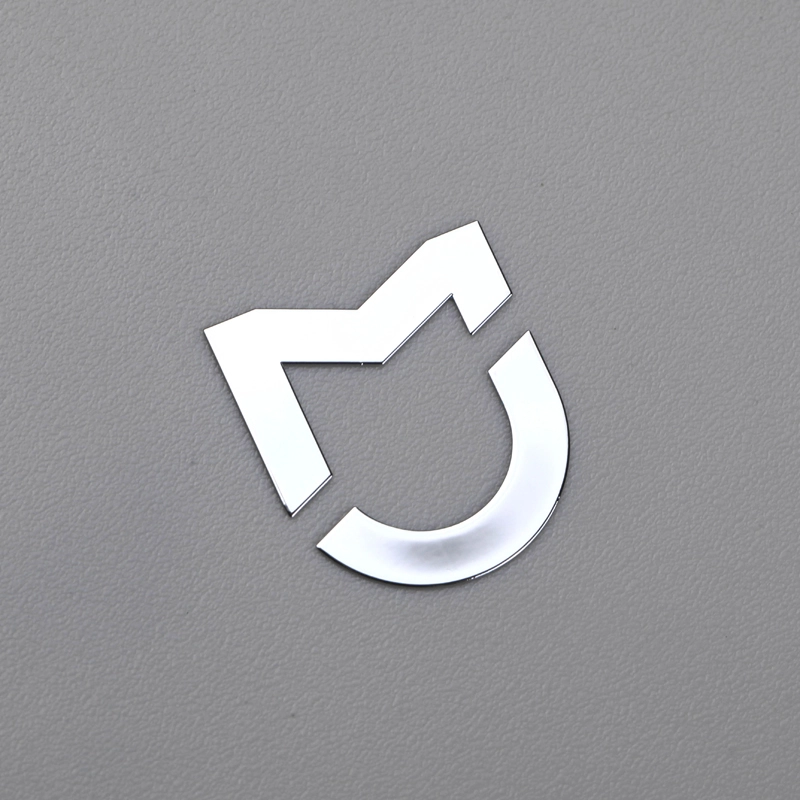 3D นิกเกิลสัญลักษณ์ Chrome ป้ายโลหะสำหรับ Xiaomi