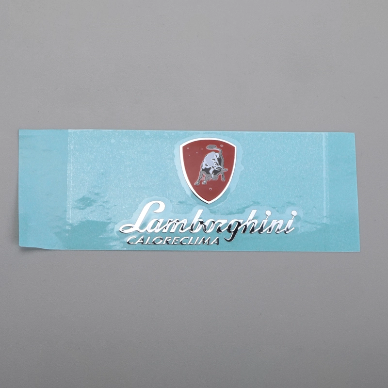 สติกเกอร์โลหะไฟฟ้าพิมพ์ฉลากโลโก้สีสันสดใส