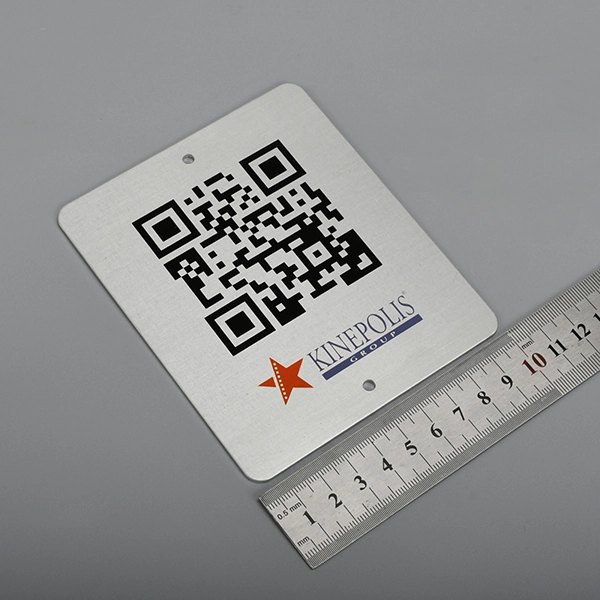 ป้ายอลูมิเนียมรหัส QR